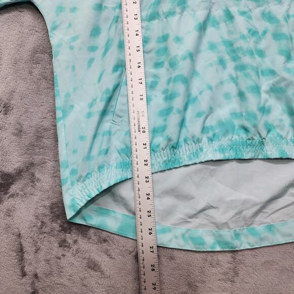 NEW Nike Jacket Womens L Blue Aqua Dri-FIT Surf 1/2 Zip Pullover Sporty Running - Picture 14 of 15